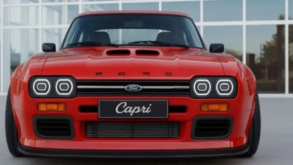 Ford Capri 2026 Revealed: Electric Revival with Bold Design, Smart Cabin & Advanced Safety Technology